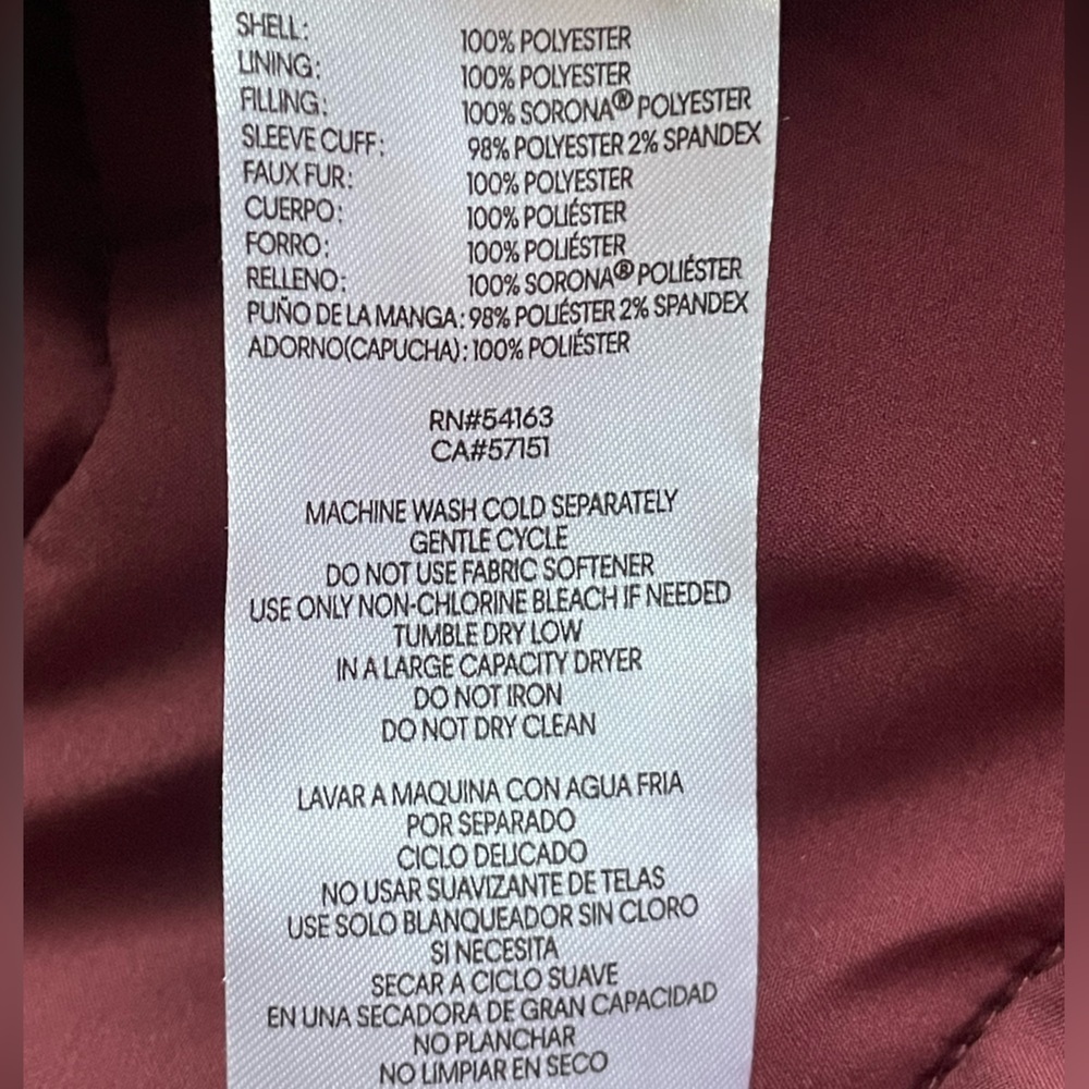 Andrew Marc Ladies Walker Jacket Puffer Coat Parka Size: Medium New With Tags - Picture 8 of 13